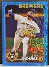 2024 Topps Update Joel Payamps #US153 Blue Foil /999 - Brewers