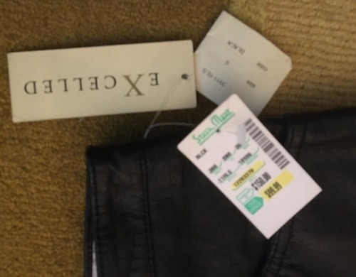 womens leather pants size 6 by eXcelled new with Tags - Picture 3 of 3