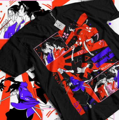 Samurai Champloo T-Shirt Anime Walk Mugen Jin Fuu Kasumi