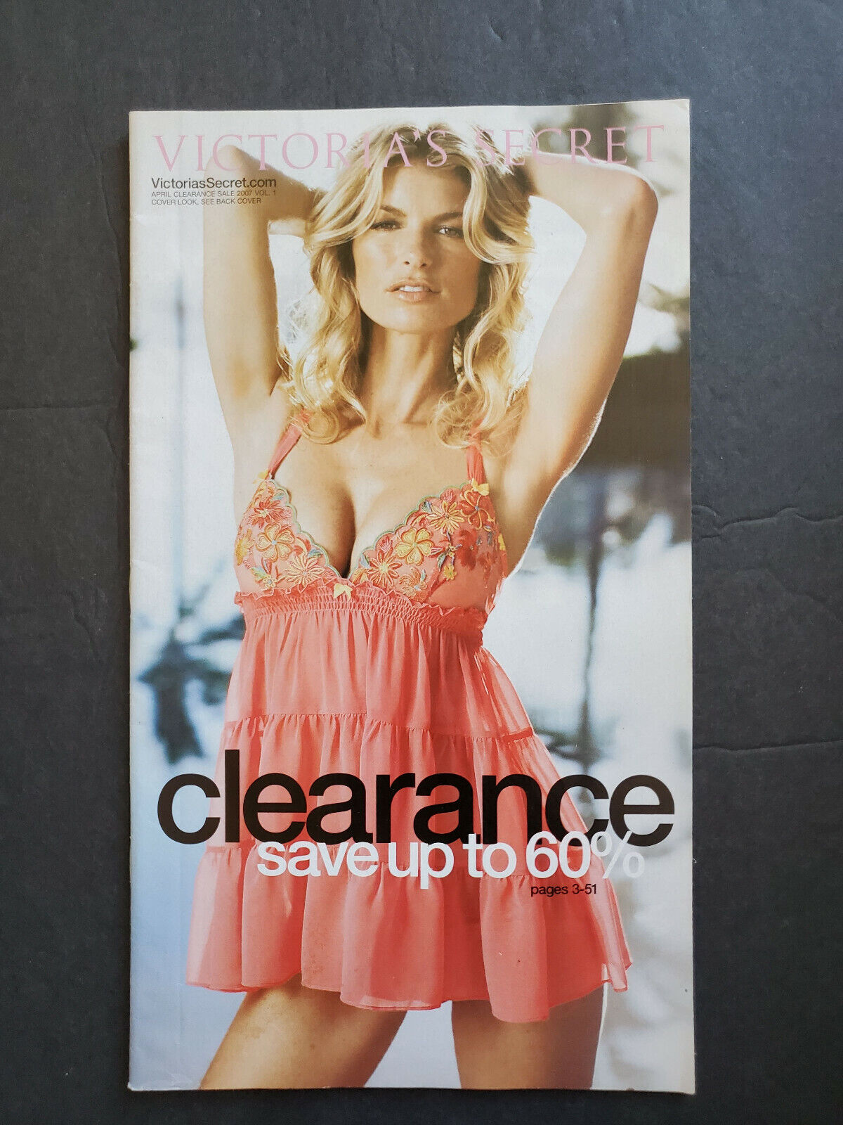 2007 Victoria's Secret April Clearance Sale Catalog Vol.1 MARISA MILLER |  eBay