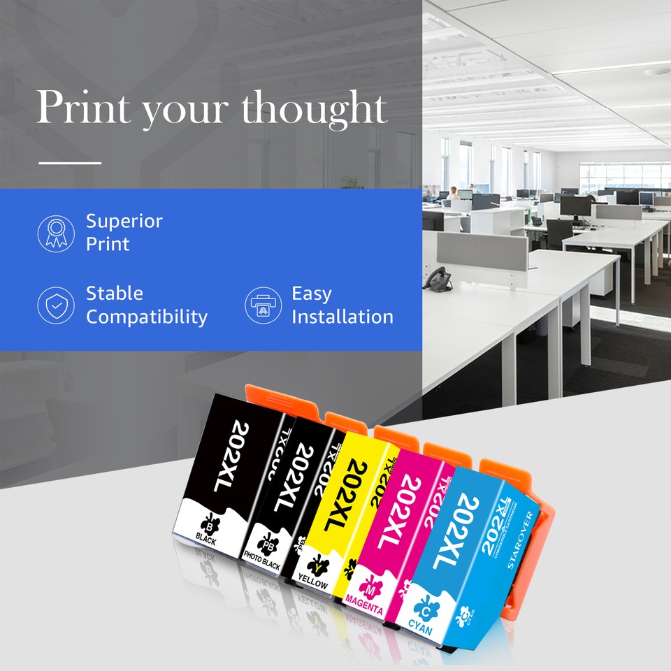 5 Ink Cartridge For Use in Epson XP6000 XP6005 XP6100 XP6100 XP