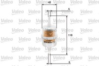 Valeo 587005 Kraftstofffilter FüR Seat Skoda Fiat Peugeot Renault Ford Opel Alfa