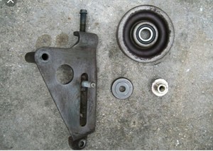 93 02 Mazda 626 Mx 6 Millenia V6 Alternator Belt Tensioner Pulley Bracket Probe Ebay