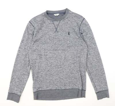 NEXT Herren Sweatshirt blau Baumwollmischung Größe S