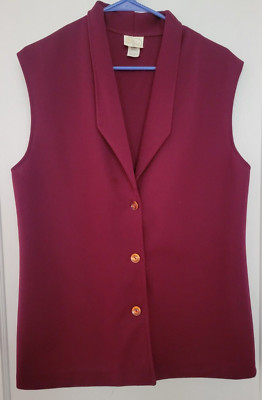 BEELINE FASHIONS VINTAGE 70/80's Polyester Vest size 20