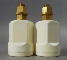 Superior Electric RP200GWT Supercon 250 ampere Pin Receptacle White Lots of 2