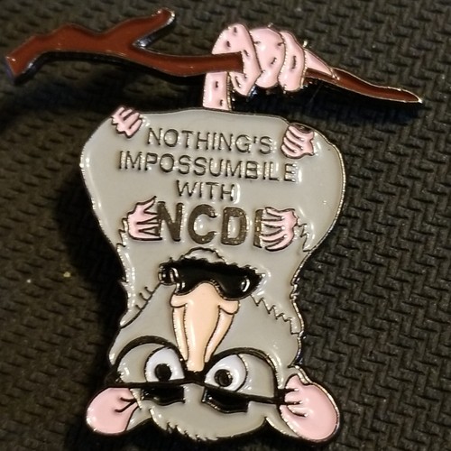 Pinback Destination Imagination Nothing is IMPOSSUMBILE Opossum NC DI OM207 - Imagen 2 de 6