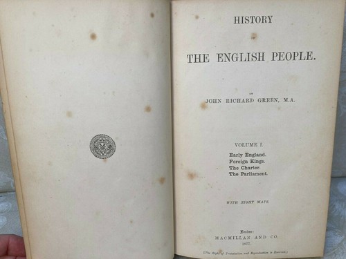 History of the English People by John R Green 4 Volumes 1877-1880 - Imagen 2 de 12