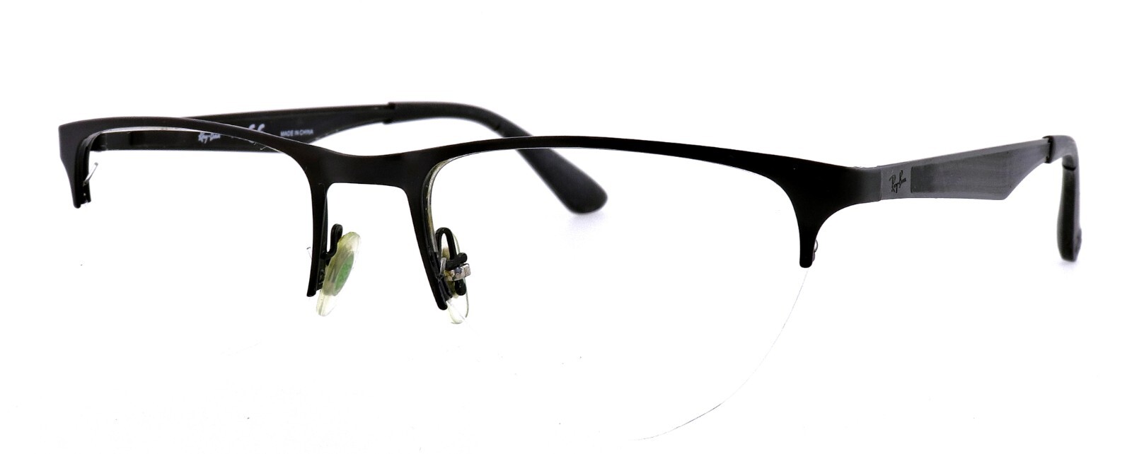 RAY-BAN RB6362 2509 53mm Black Half-Rim Eyeglasses Frames Only