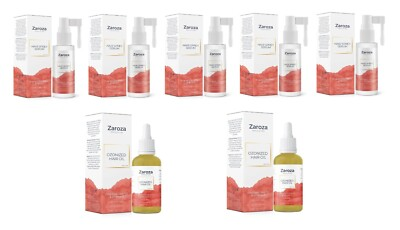 #ad Zaroza 5 Lot Hair Spray And 2 Lot Ozonized Hair Oil After Hair Transplantation $179.00
