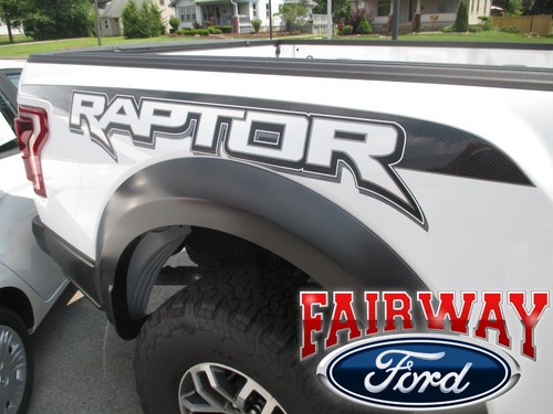 Ford Raptor Sticker Oem 17 & 18 F-150 RAPTOR OEM Genuine Ford Bedside Emblems Decals Pair of 2 ...