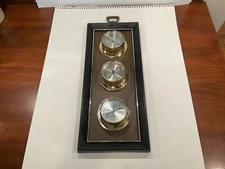 Vintage Springfield Weather Station Thermometer Barometer Hydrometer Humidity