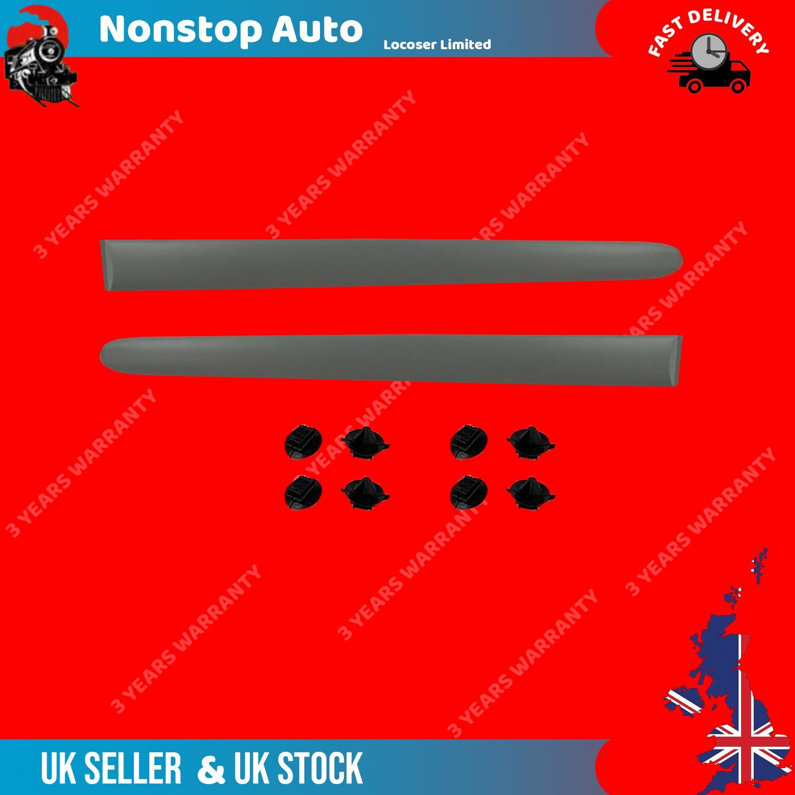 Rear Tailgate Molding Panel Trim For Peugeot 206 (1998-2012) – Paintable Number Plate Cover – OEM Ref 8742.F6-305859