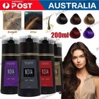 Nova Hair Dye Shampoo Men & Women Instant Dye Shampoo 200ml Hair Color Shampoo