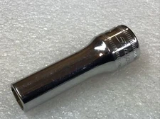 Snap On-#SFSM9 - 9mm, Chrome, Metric, Deep, 3/8” Dr. 6Pt., Socket-USA-NOS-