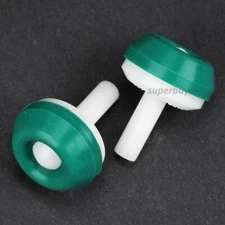 2pcs 12mm Green Nylon Tapered Tap Valve Sink Repair Drip Fix Pipe Hot Cold Water