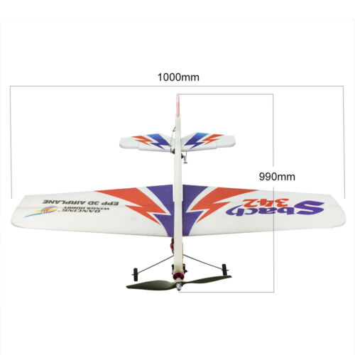 E1801 RC Airplane Electric Powered SBACH342 RC Aircraft Unassembled KIT DIY D3U6 - Picture 3 of 5