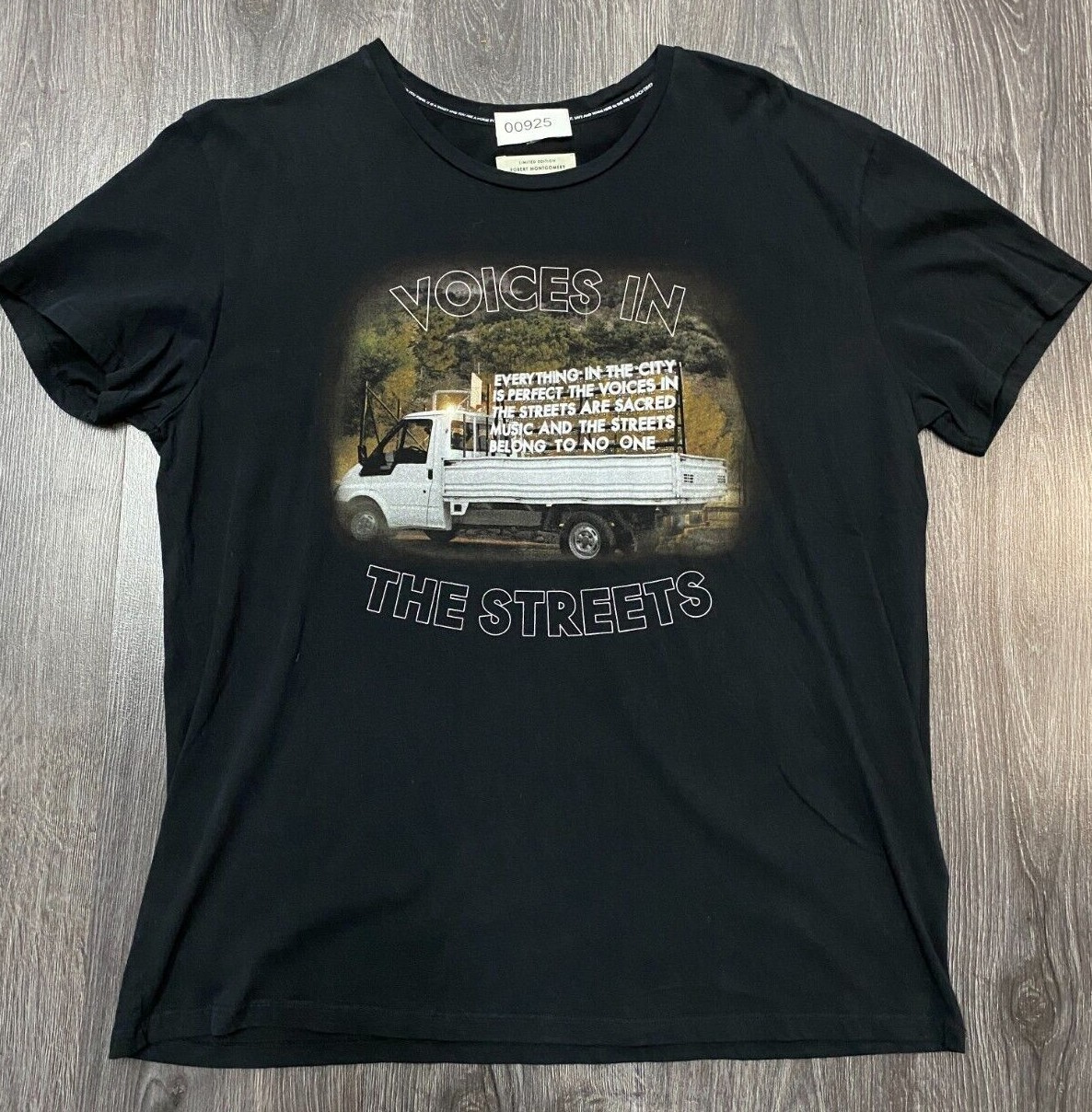 ALTRA T shirt da uomo Each x Other taglia XL BlackVoices In The Streets Robert Montgomery