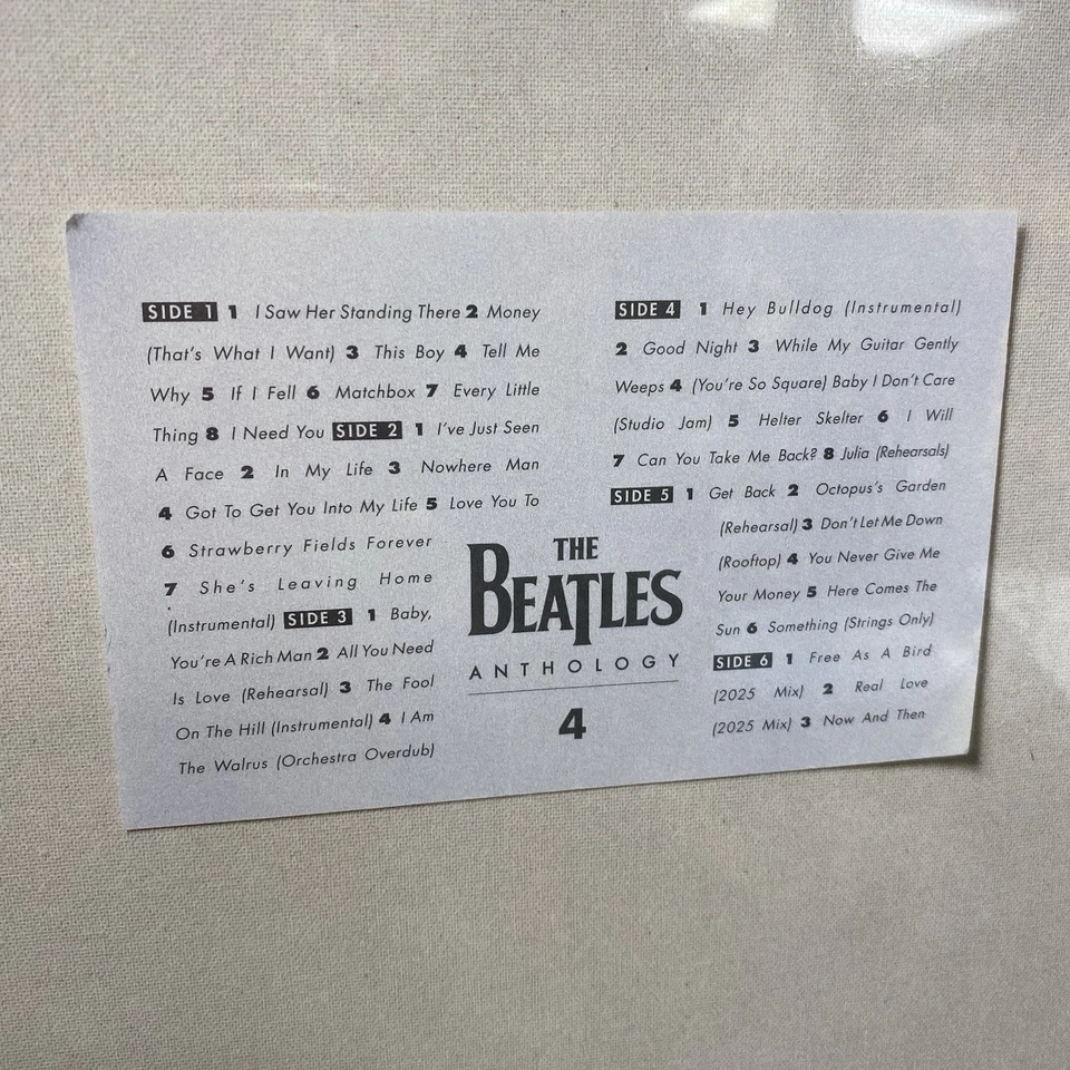 The BEATLES - ANTHOLOGY 4 : NEW TRIPLE VINYL LP  (21/11/25) Sealed New 3 LP Set - Image 4 of 4