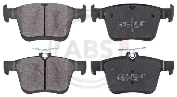 A.B.S. Bremsbelagsatz, Scheibenbremse Hinten FüR Audi Cupra Seat Skoda Vw-image