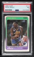 1988-89 Fleer Thurl Bailey #111 PSA 7 11rv
