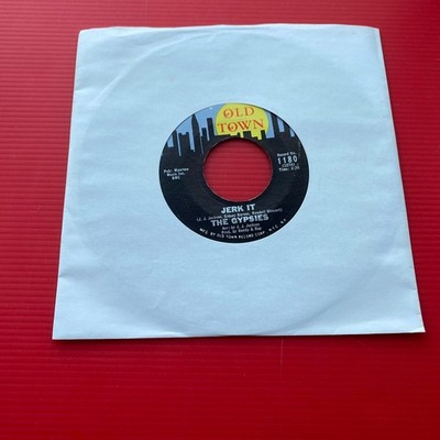 THE GYPSIES Jerk It 1965 USA 7'' vinyl single, also featuring Diamonds, Rubies,