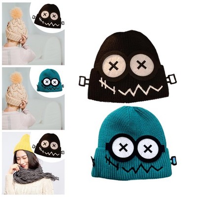 Strickmütze, lässig, lustig und bequem für den Winter   für Damen
