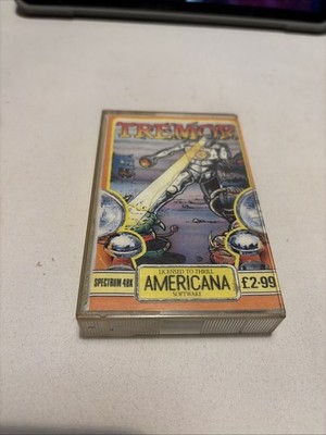 Tremor ZX Spectrum 48K Videospielkassette Americana Software getestet & funktionsfähig