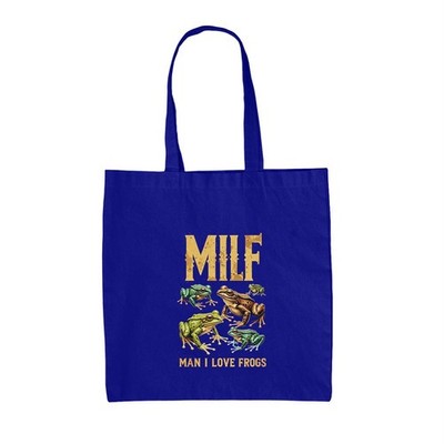 MILF Man I Love Frösche - Canvas Tragetasche - lustiger unhöflicher Frosch Reptil Liebe