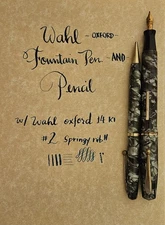 Wahl Oxford by Eversharp Vintage Fountain Pen Nib 14K Gold #2