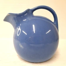 Vintage Hall China Cornflower Blue Ice Lip Pitcher Mid Century MCM