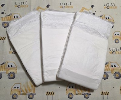3 Pack Betterdry Adult Diapers Tab Style Plastic Backed Extra Large 51''-66'' ABDL