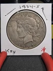 1934-S- Silver Peace Dollar.  KEY DATE!