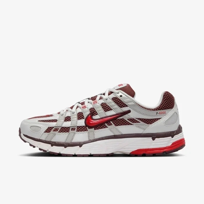 Nike P-6000 Fire Red Metallic Summit White Various Sizes Unisex - HJ9598-100 New