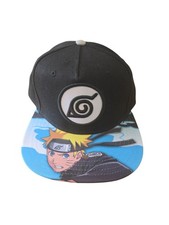 Naruto Uzumak Shippuden Collection Hat Cap Manga Anime One Size Black SnapBack