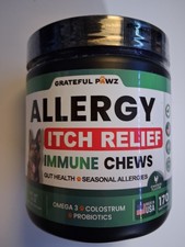Dog Probiotic Soft Chews 170 Ct Salmon Oil Skin Coat Daily Supplement USA