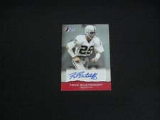 2022 PRO SET SPORTS- *RED* AUTO- FRED BILETNIKOFF- HOF- OAKLAND RAIDERS!