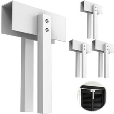 FOROIRON 4 Pack Metal Bifold Door Lock Folding Door Lock Closet Door Lock Clo...