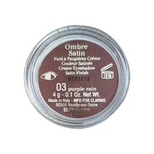 Clarins Ombre Satin Eyeshadow 03 PURPLE RAIN 0.1oz SLIGHT DAMAGE READ PLEASE