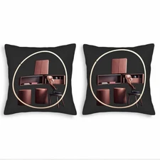 Modern Minimalist Decorative Throw Pillow Covers 18x18in Set of 2-Stylish Design
