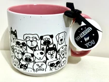 2025 Dog Faces Inscribed on 20oz Ceramic Mug Blue Harbor Collection #483