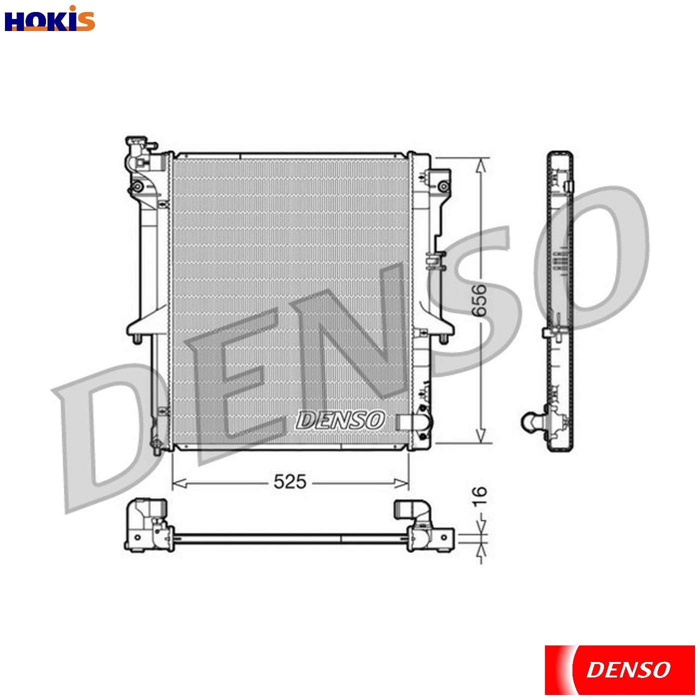 RADIATOR ENGINE COOLING DRM45017 FOR MITSUBISHI TRITON/L200/Pickup STRADA 2.5L - Image 11