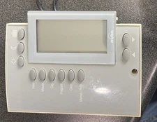 Aube TH140-28-01-B Hydronic Heating 7-Day Programmable Thermostat, White and...