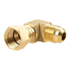 90 Degree Elbow Connector with 3/8 Flare Fitting for RV Use Olympian Wave Heater