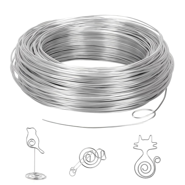 Basteldraht DüNn, Aluminiumdraht Silber, Schmuckdraht FüR DIY Basteln, Draht Zum-image