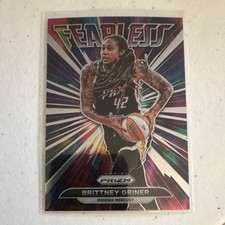 Panini 2022 Prizm WNBA Fearless Brittney Griner #9 Phoenix Mercury Basketball