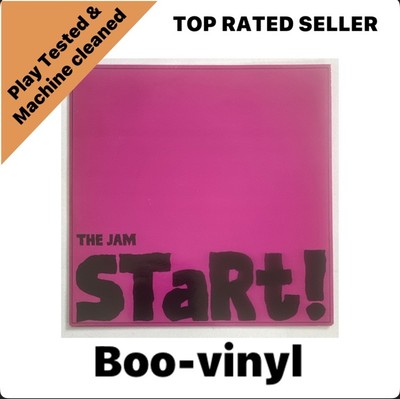 The Jam -  Start - Mega Rare Mispress 7  Vinyl Record  EX / NM See Description