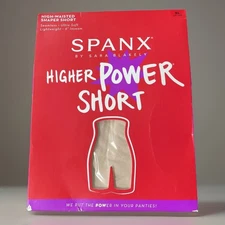 NEW SPANX Higher Power Shaping Short - Soft Nude, Size XL