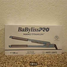 BaBylissPRO Nano U Styler – Fast Heat, Frizz-Free Flat Iron