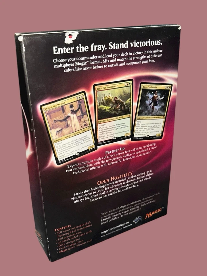 Magic MTG 2016 Commander Deck Open Hostility - WBRG Saskia SEALED - Image 3 of 4